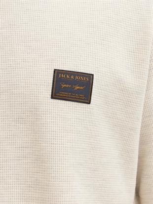 Jack & Jones JJDAYTONA Erkek Kırık Beyaz Tişört 12294714