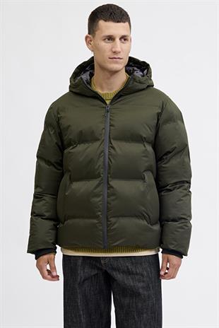Jack & Jones JJKAITO PUFFER JACKET BF Erkek Mont Haki 12282300