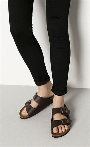 Birkenstock Arizona BF Kahve Çift Tokalı Erkek Terlik 051703