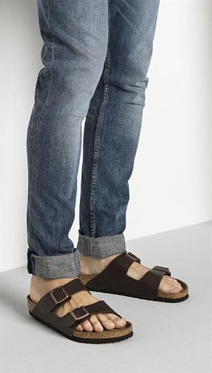 Birkenstock Arizona BF Kahve Çift Tokalı Erkek Terlik 051703