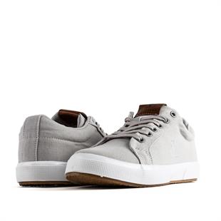 BUCKHEAD 4213 Mayer Gri Yazlık Keten Comfort Sneaker Spor Ayakkabı