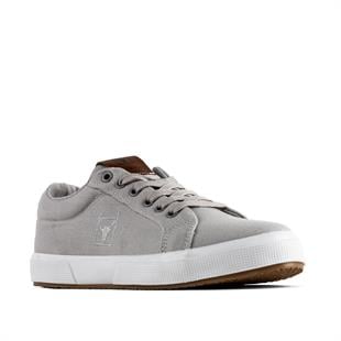 BUCKHEAD 4213 Mayer Gri Yazlık Keten Comfort Sneaker Spor Ayakkabı
