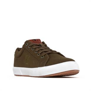 BUCKHEAD 4213 Mayer Haki Yazlık Keten Comfort Erkek Sneaker Spor Ayakkabı