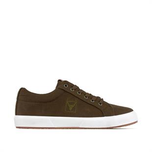 BUCKHEAD 4213 Mayer Haki Yazlık Keten Comfort Erkek Sneaker Spor Ayakkabı