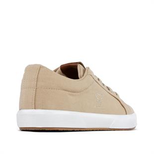 BUCKHEAD 4213 Mayer Bej Yazlık Keten Comfort Sneaker Spor Ayakkabı