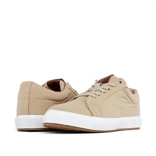 BUCKHEAD 4213 Mayer Bej Yazlık Keten Comfort Sneaker Spor Ayakkabı