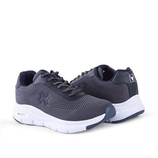 BUCKHEAD 4321 Timar Gri Lacivert Unisex Comfort Sneaker Spor Ayakkabı