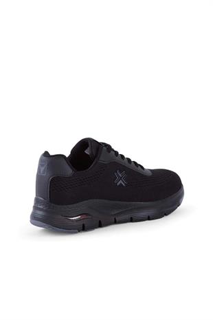 BUCKHEAD 4321 Timar Siyah Unisex Comfort Sneaker Spor Ayakkabı