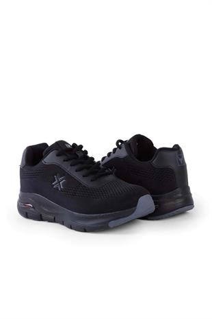 BUCKHEAD 4321 Timar Siyah Unisex Comfort Sneaker Spor Ayakkabı