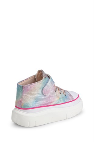 BUCKHEAD 4490 Axel Rainbow Glitter Çocuk Spor Ayakkabı Buck4490-BH239