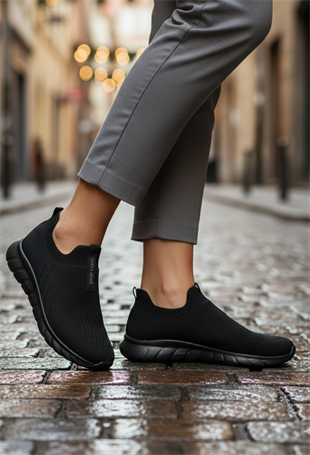 Jack & Jones JFWJESMOND Erkek Full Siyah Sneaker Aqua Spor Ayakkabı 12289351