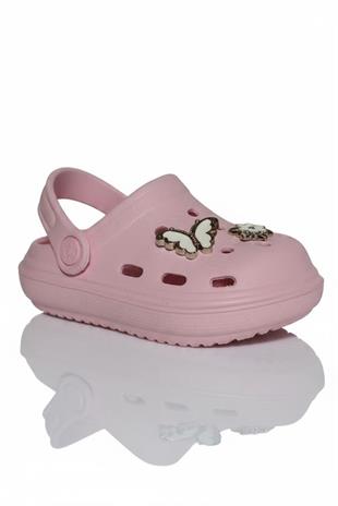 Cross Anatomik Taşlı Pembe Eva Plaj Deniz Günlük Çocuk Terlik 755