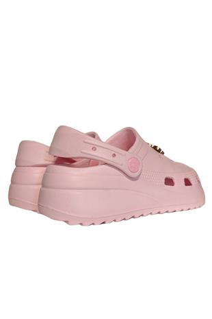 Cross Anatomik Taşlı Pembe Eva Plaj Deniz Günlük Çocuk Terlik 205