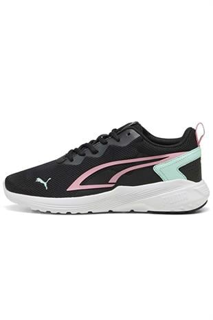 Puma All-Day Active Unisex Siyah Pembe Yürüyüş Koşu Spor Ayakkabı 387386-25