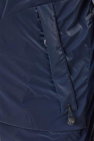 Slazenger GRIM Erkek Çıkarılabilir Kapüşonlu Lacivert Mont & Kaban