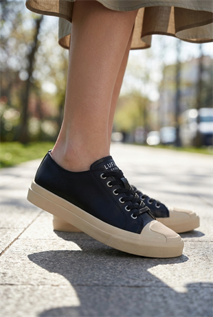 Lufian Liana Siyah Kadın Sneaker Ayakkabı 121230037