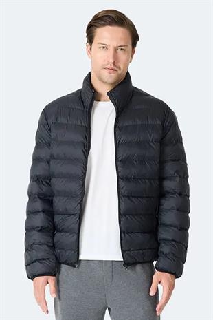 Slazenger BRAUM Erkek Puffer Şişme Mont Siyah