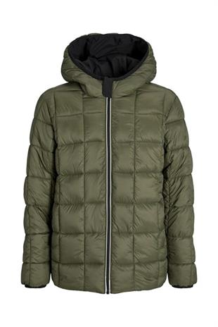 Jack & Jones JJEBROOK REVERSIBLE Erkek Çift Taraflı Mont Siyah 12278780