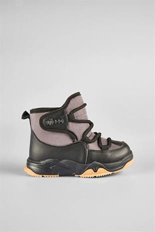 Vicco 946.B25K.434-02 Bull Cırtlı Siyah Çocuk Bot