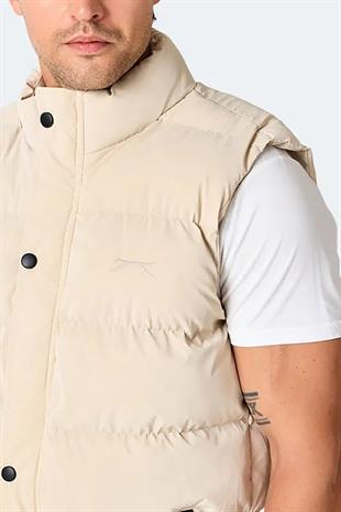 Slazenger HALOX Erkek Şişme Yelek Bej