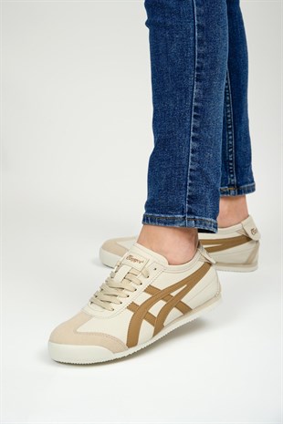 eTayger E-2005-2063 Bej Kahve Unisex Sneaker Spor Ayakkabı