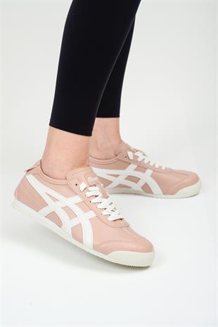 eTayger E-2009 Pudra Beyaz Kadın Sneaker Spor Ayakkabı