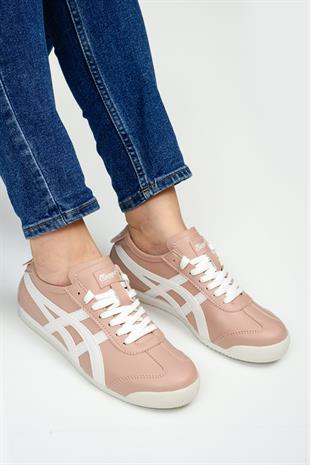 eTayger E-2009 Pudra Beyaz Kadın Sneaker Spor Ayakkabı