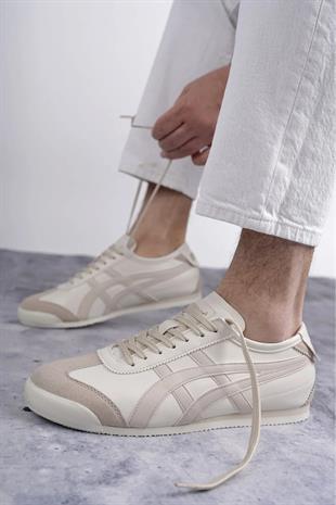 eTayger E-2010-2055 Ekru Bej Unisex Sneaker Spor Ayakkabı