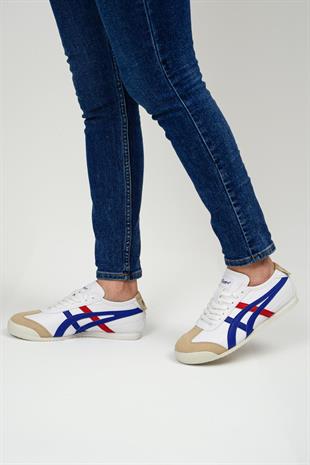 eTayger E-2013-2052 Beyaz Mavi Kırmızı Unisex Sneaker Spor Ayakkabı