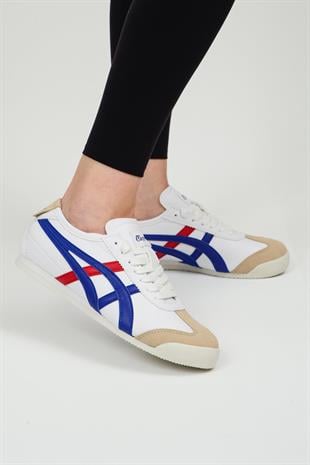 eTayger E-2013-2052 Beyaz Mavi Kırmızı Unisex Sneaker Spor Ayakkabı