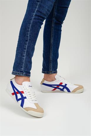 eTayger E-2013-2052 Beyaz Mavi Kırmızı Unisex Sneaker Spor Ayakkabı