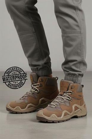 Hammer Jack Stuart Mr Bej Su Geçirmez Deri Erkek Bot 1000 23020-M