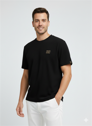 Jack & Jones JJDAYTONA Erkek Siyah Tişört 12294714