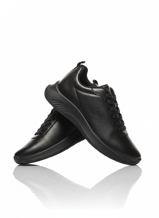 Jump 35141 Full Siyah Kadın Sneaker Spor Ayakkabı