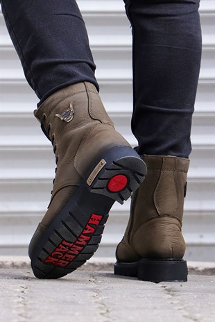 Hammer Jack Deri Erkek Bot Haki 102 18505