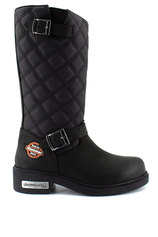 Hammer Jack Hakiki Deri Kadın Bot Postal Siyah 102 15980-Z v1