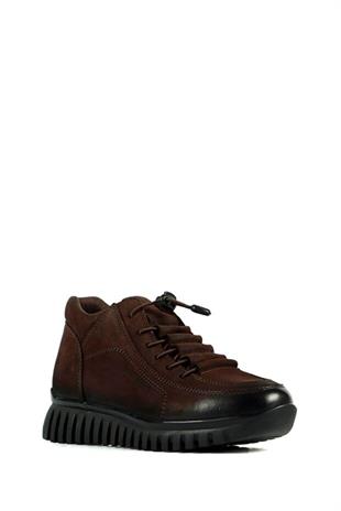 Hammer Jack Kahve Deri Unisex Yarım Bot 102 18810