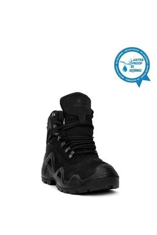 Hammer Jack Lopard Army Siyah Su Geçirmez Deri Erkek Bot 102 23015