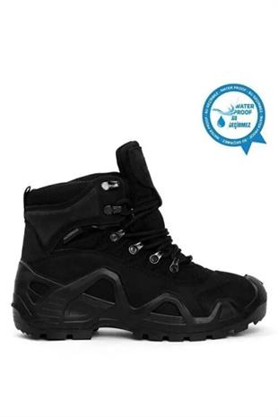 Hammer Jack Lopard Army Siyah Su Geçirmez Deri Erkek Bot 102 23015