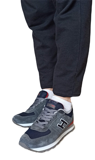Hammer Jack Peru Unisex Sneaker Spor Ayakkabı 19250 Meet Gri Kırmızı