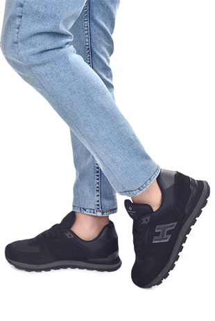 Hammer Jack Peru Unisex Günlük Spor Ayakkabı 19250 Siyah Füme