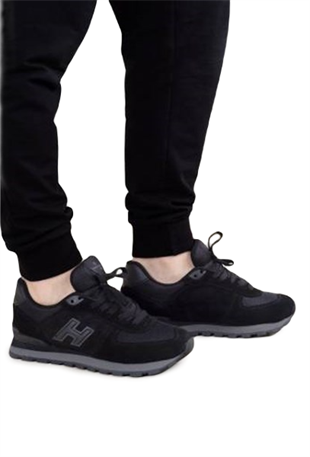 Hammer Jack Peru Unisex Günlük Spor Ayakkabı 19250 Siyah Füme