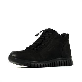 Hammer Jack Siyah Deri Unisex Yarım Bot 102 18810