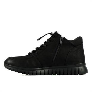Hammer Jack Siyah Deri Unisex Yarım Bot 102 18810