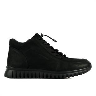 Hammer Jack Siyah Deri Unisex Yarım Bot 102 18810