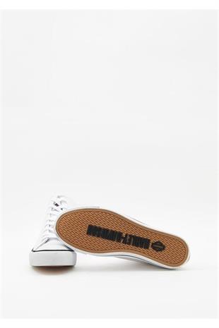 Harley Davidson Logo Slogan Hi Kadın 023Z100162 Beyaz Keten Spor Ayakkabı