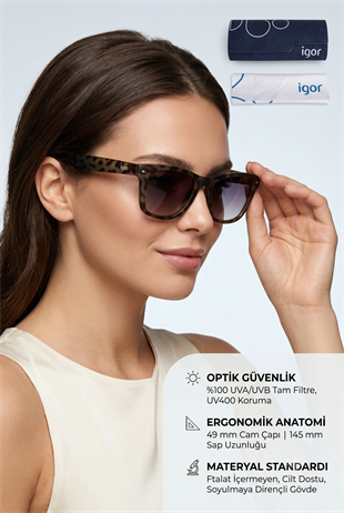 Igor Anna SS101 Kadın Güneş Gözlüğü Negro SS101-C1100