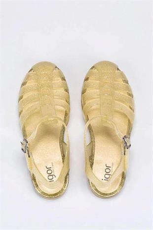 İgor Biarritz Glitter Kadın Sandalet Ayakkabı Purpurina oro S10262-140
