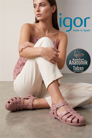İgor Biarritz Mate Kadın Sandalet Ayakkabı Gül Kurusu Rosa S10259-010