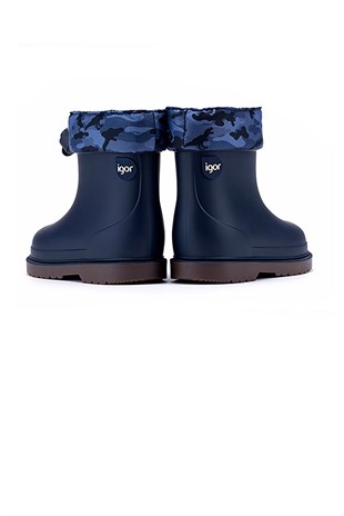 Igor Bimbi Camo Çocuk Marino Lacivert Yağmur Çizmesi W10212-003